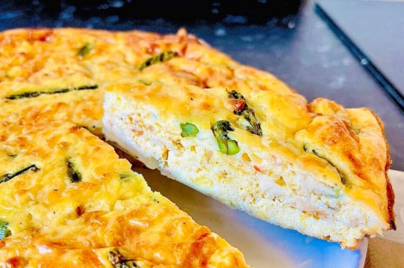 Chargrilled Chicken & Asparagus Quiche