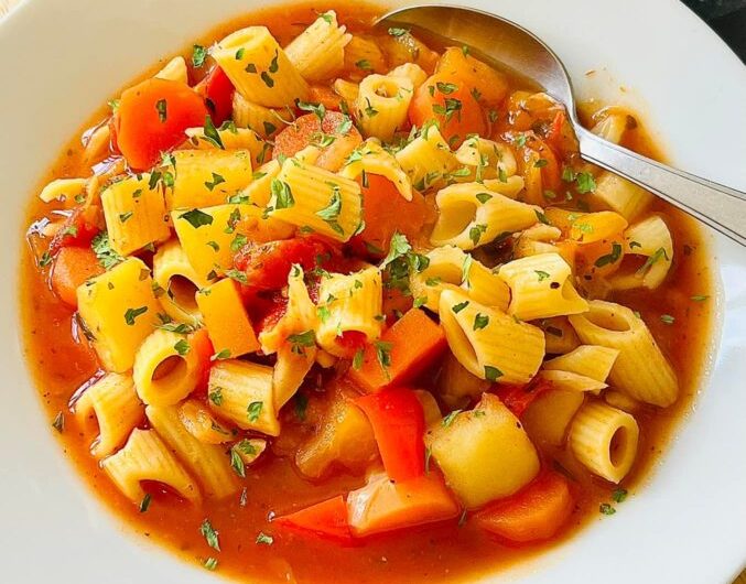Chunky Vegetable Minestrone Soup